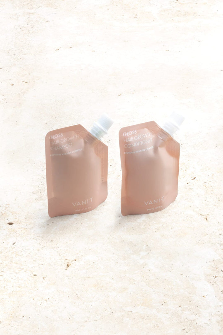Gloss Hair Growth Shampoo & Conditioner Duo - Minis