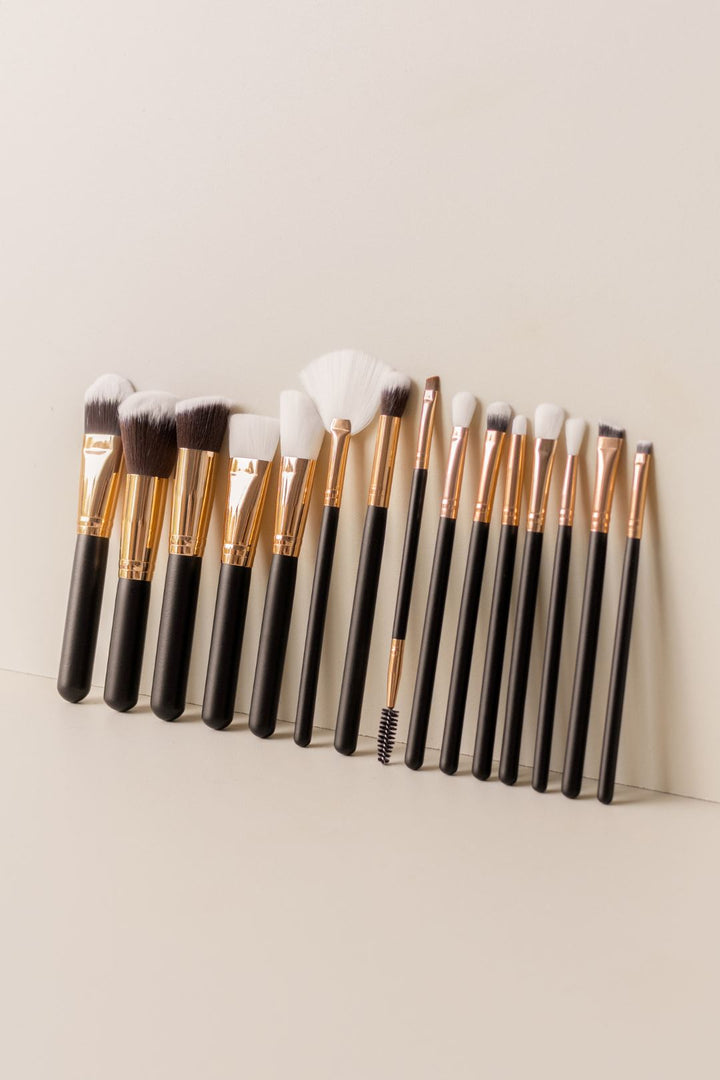 Collection de pinceaux de maquillage